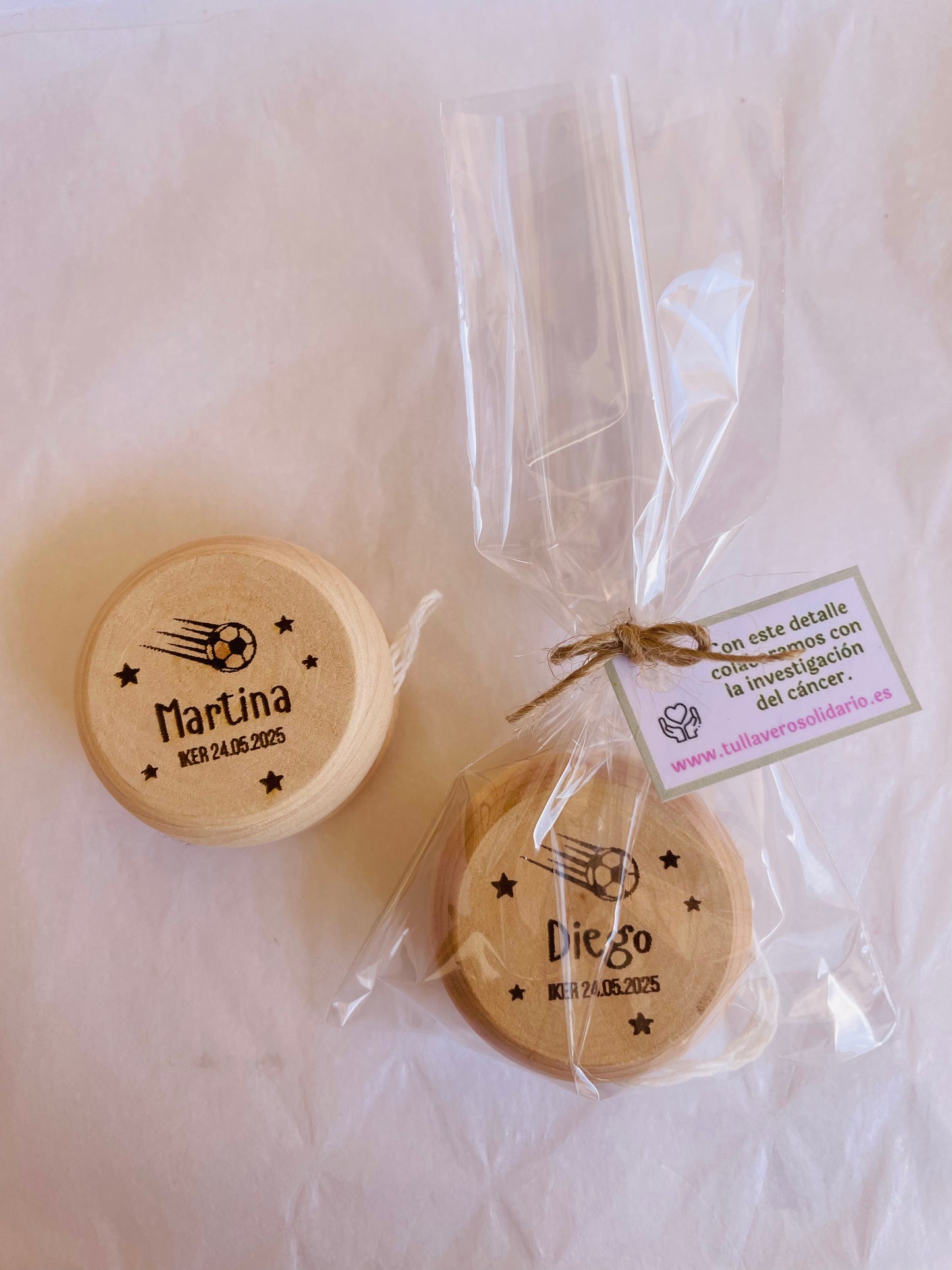 Yoyo de madera personalizado
