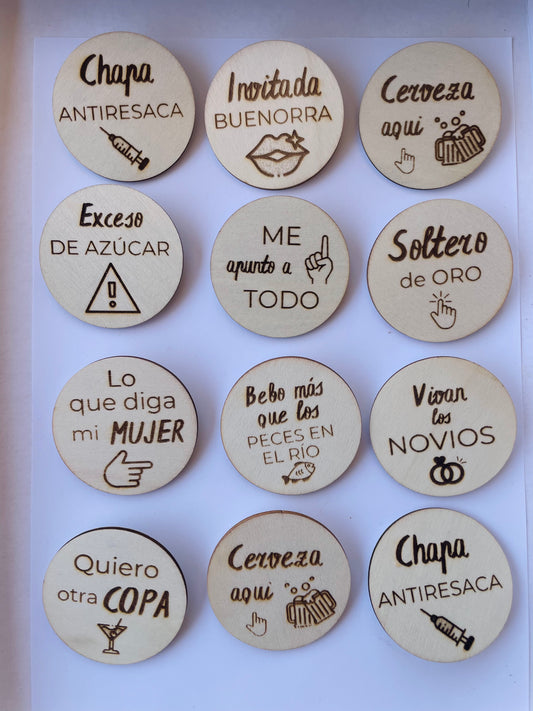Chapa de madera eventos