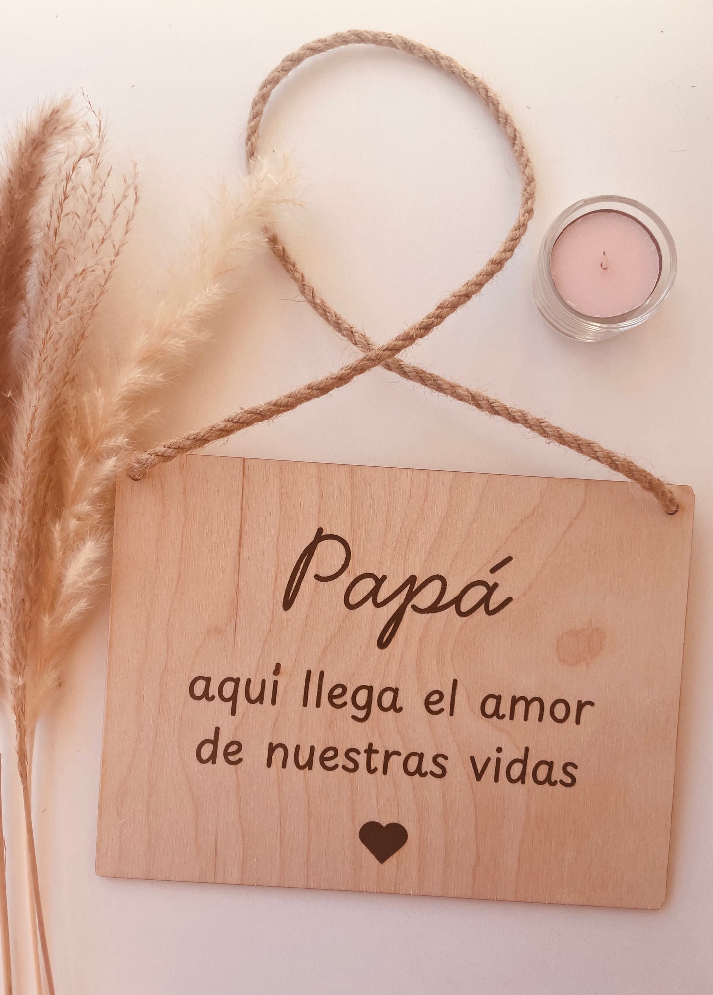 Cartel de madera eventos