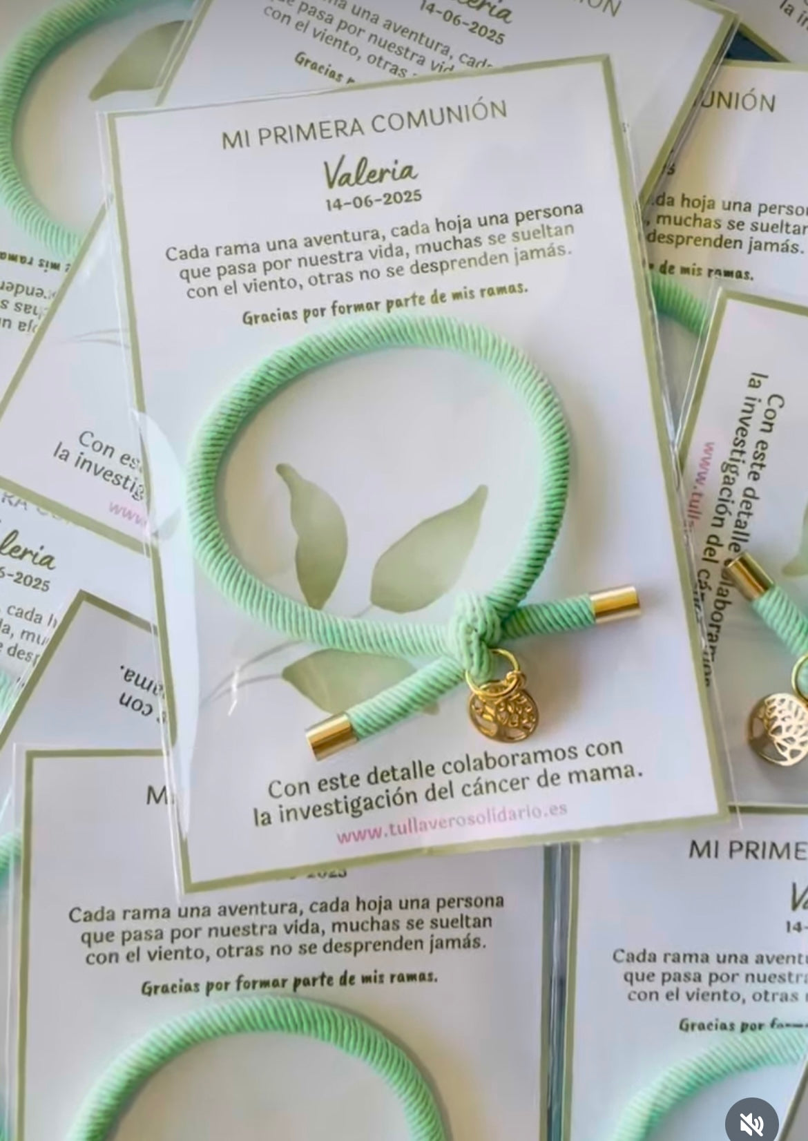 Pulsera solidaria nudo árbol de la vida