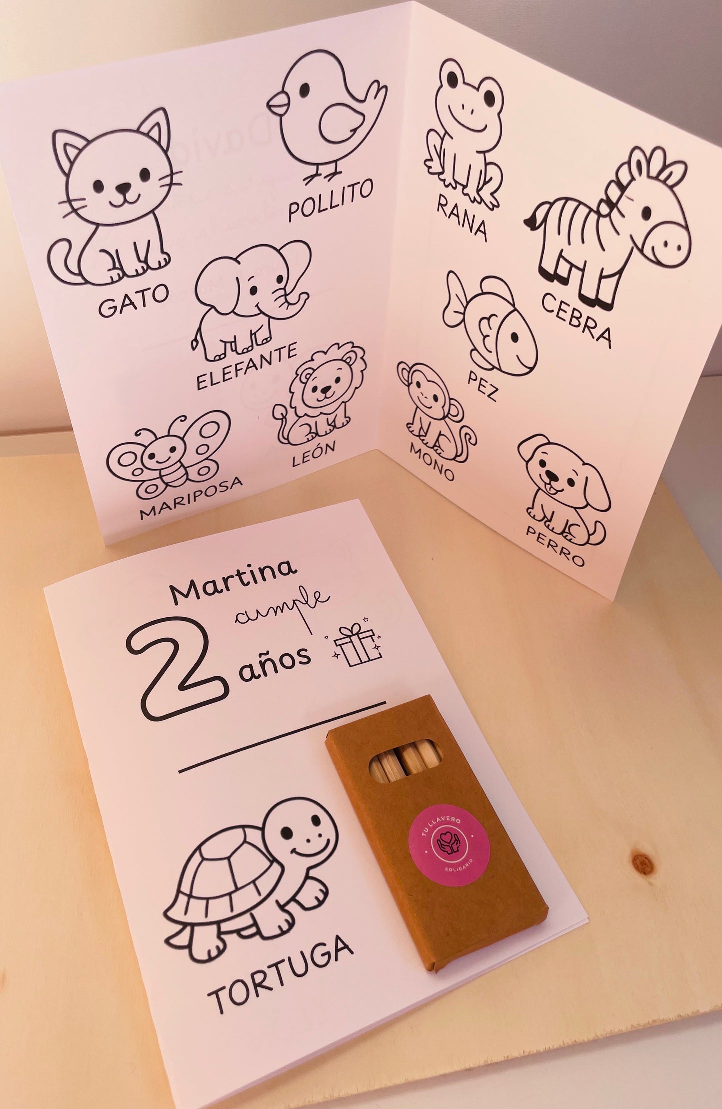 Librito de dibujos niñ@s eventos