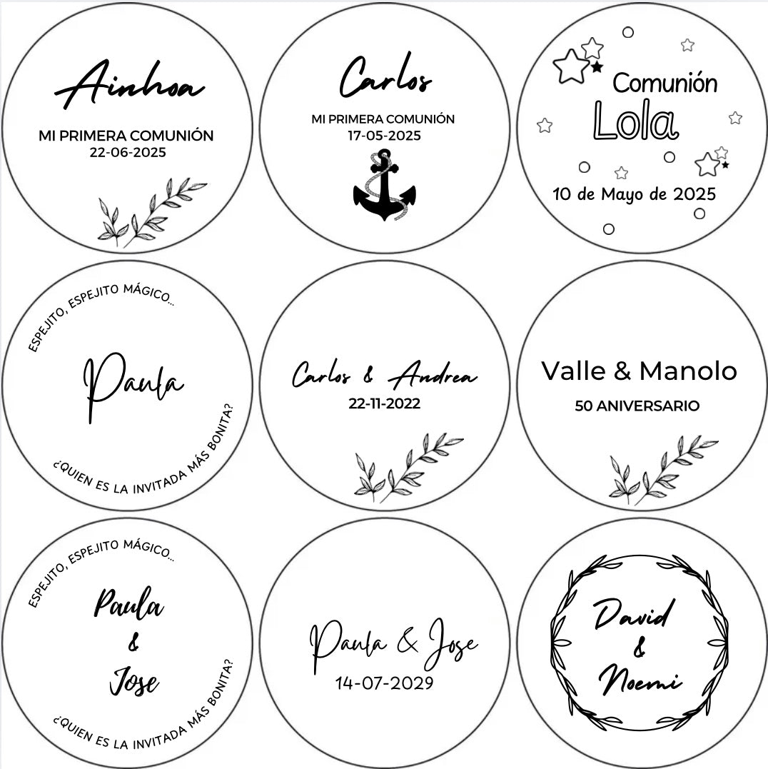 Espejo madera personalizado