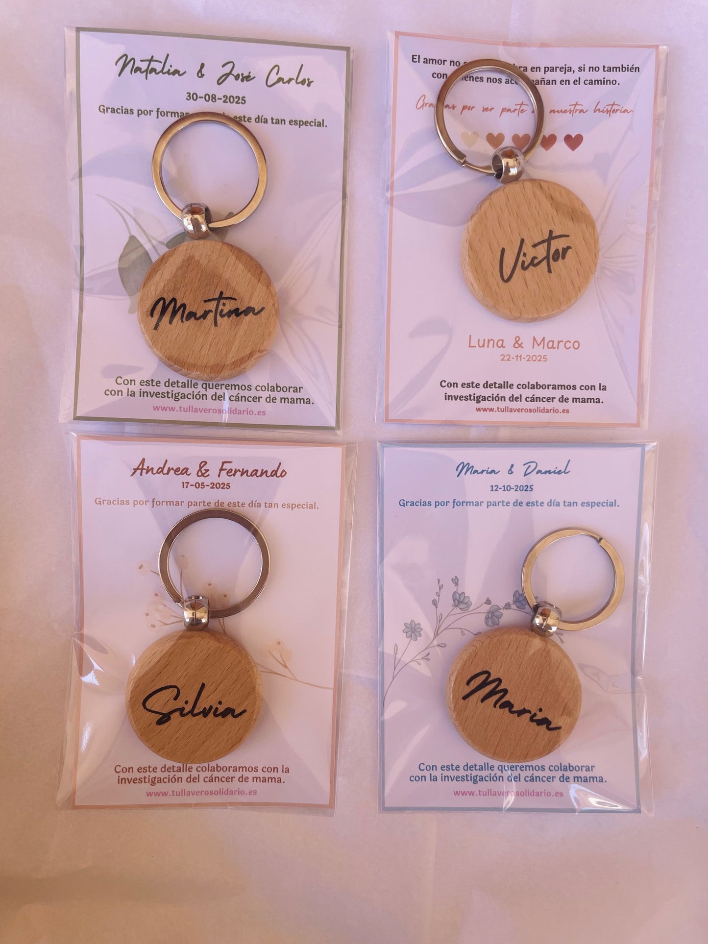 Llavero personalizado eventos
