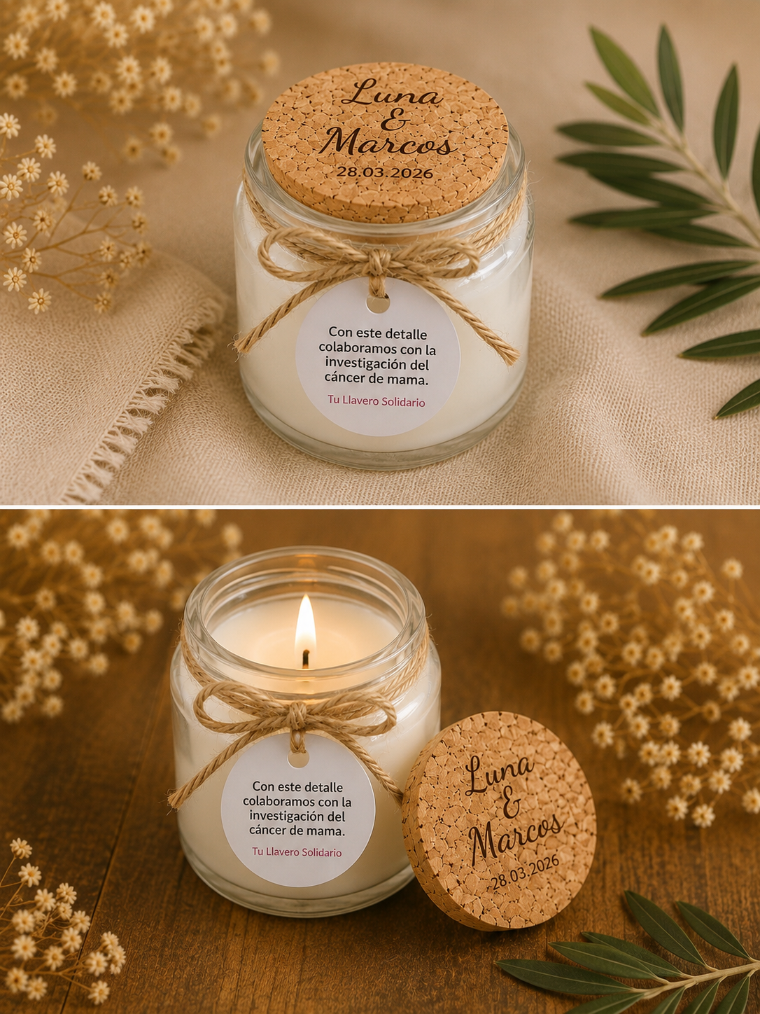Vela personalizada