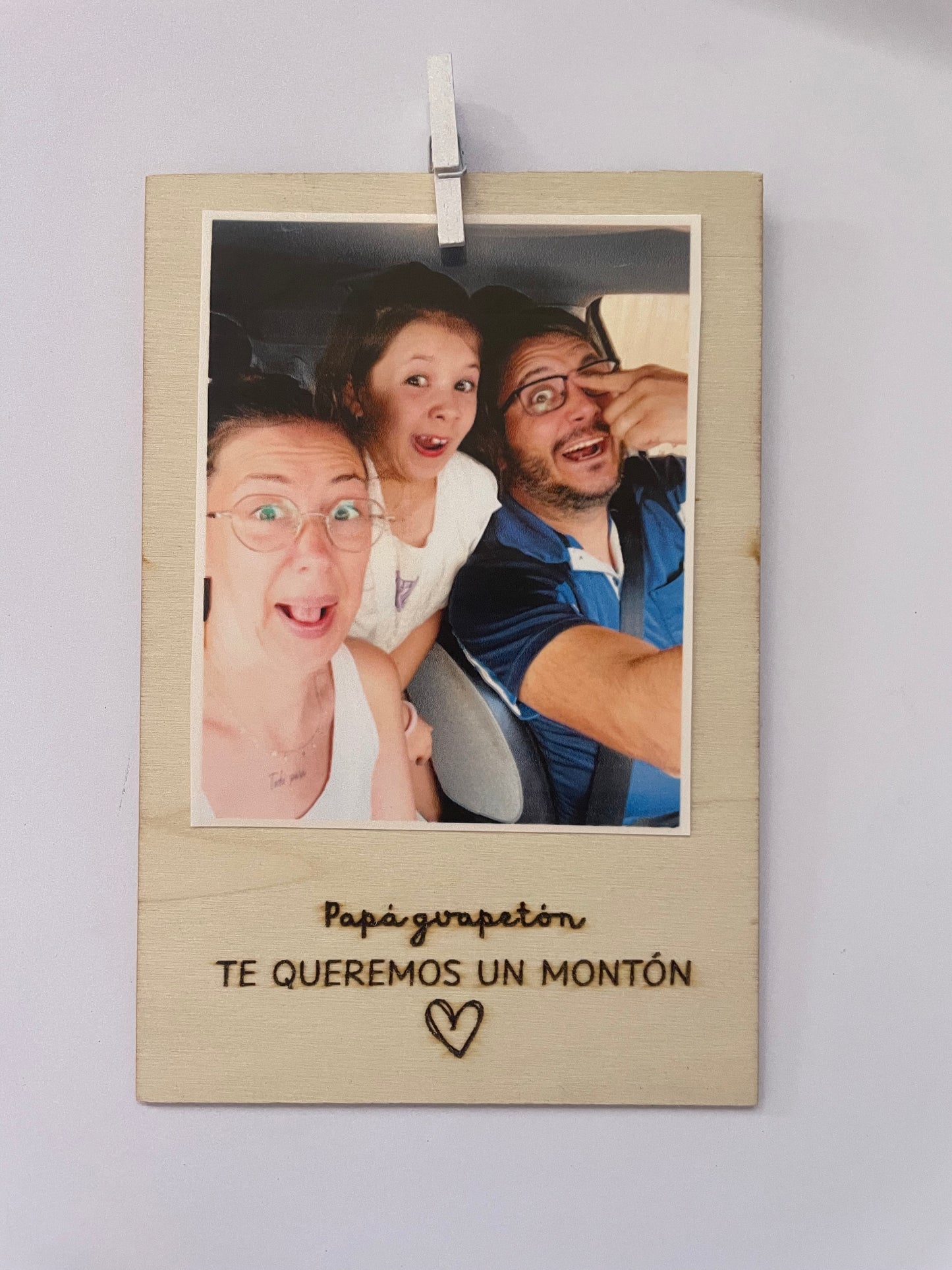 Porta fotos imán mamá / papá