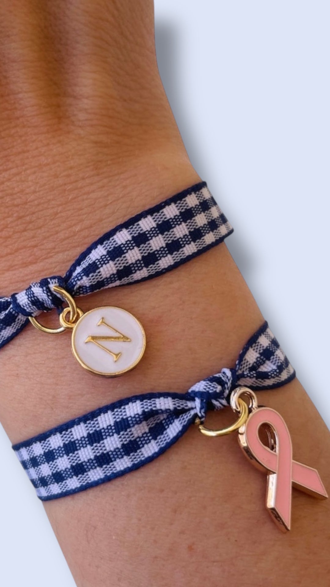 Pulsera cuadros vichy
