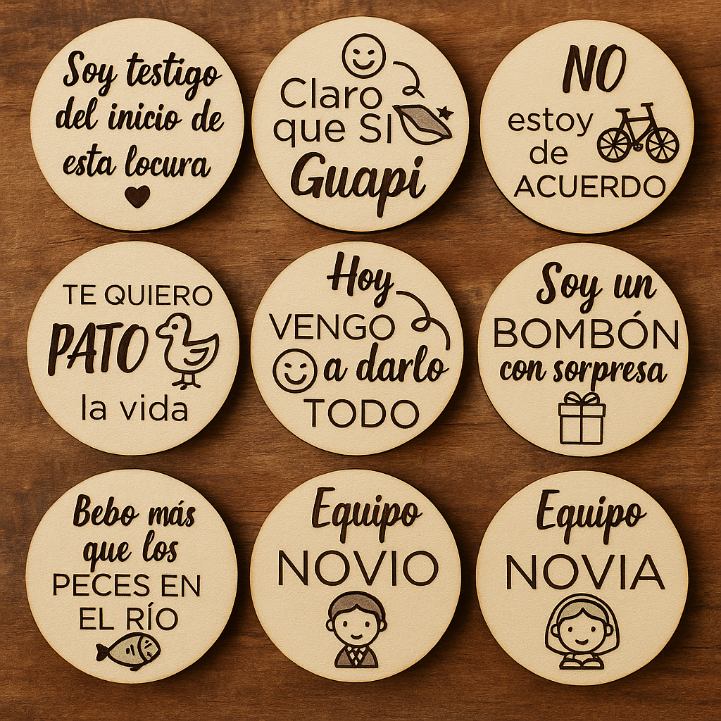 Chapa de madera eventos