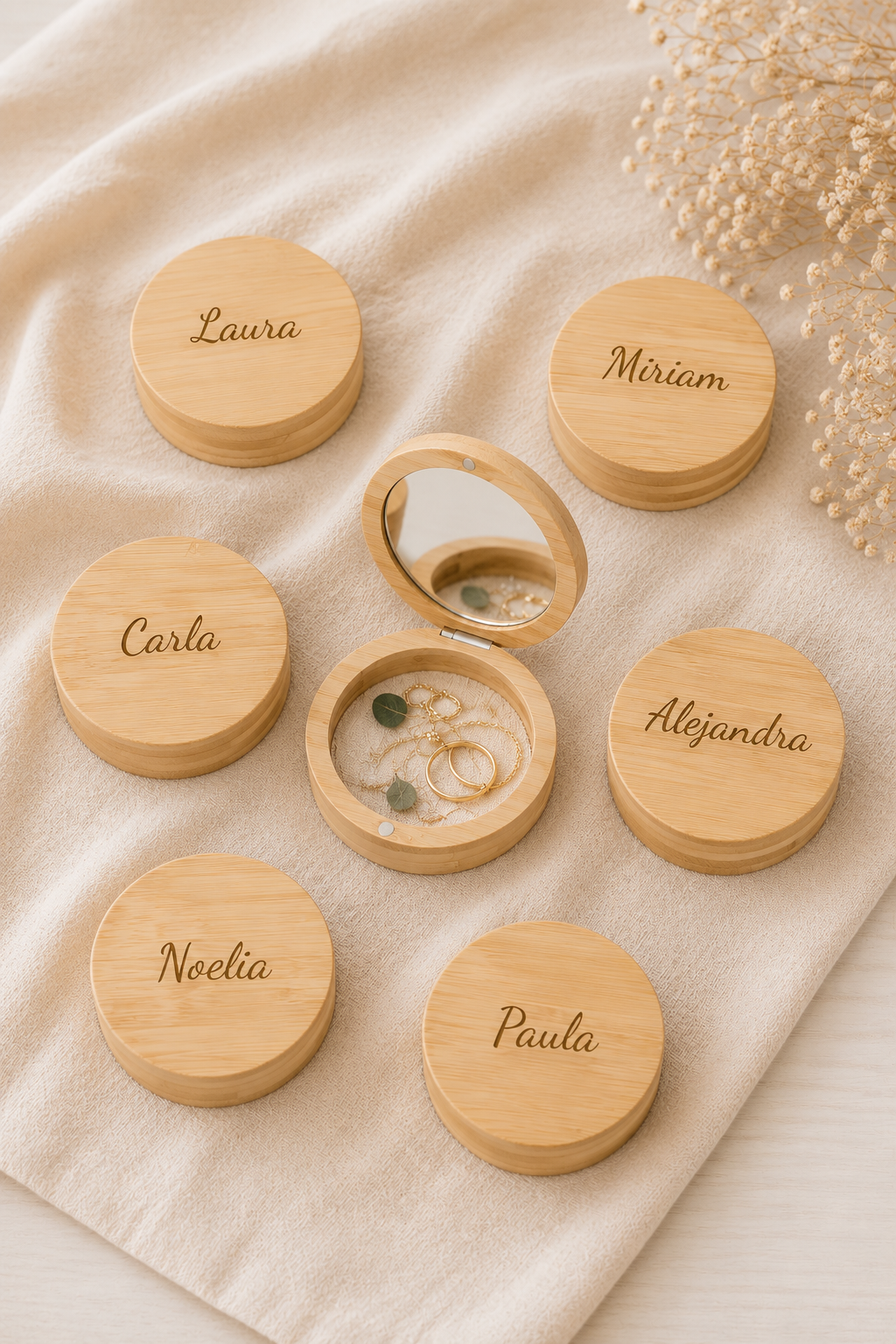 Joyero madera personalizado