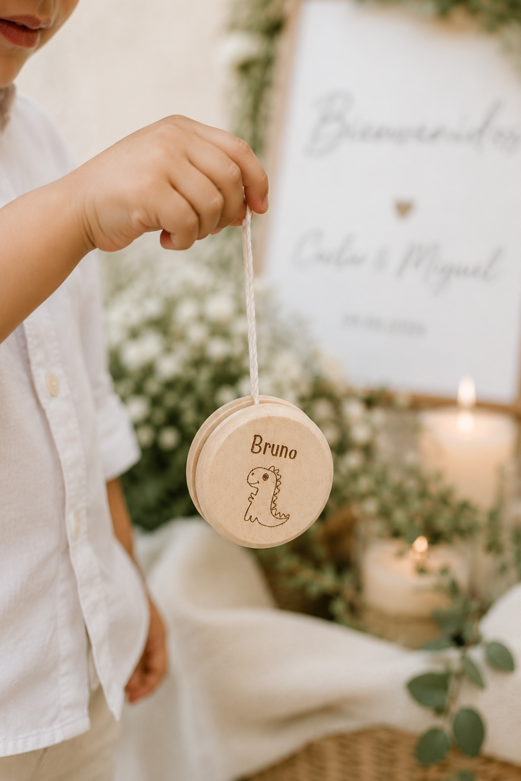 Yoyo de madera personalizado