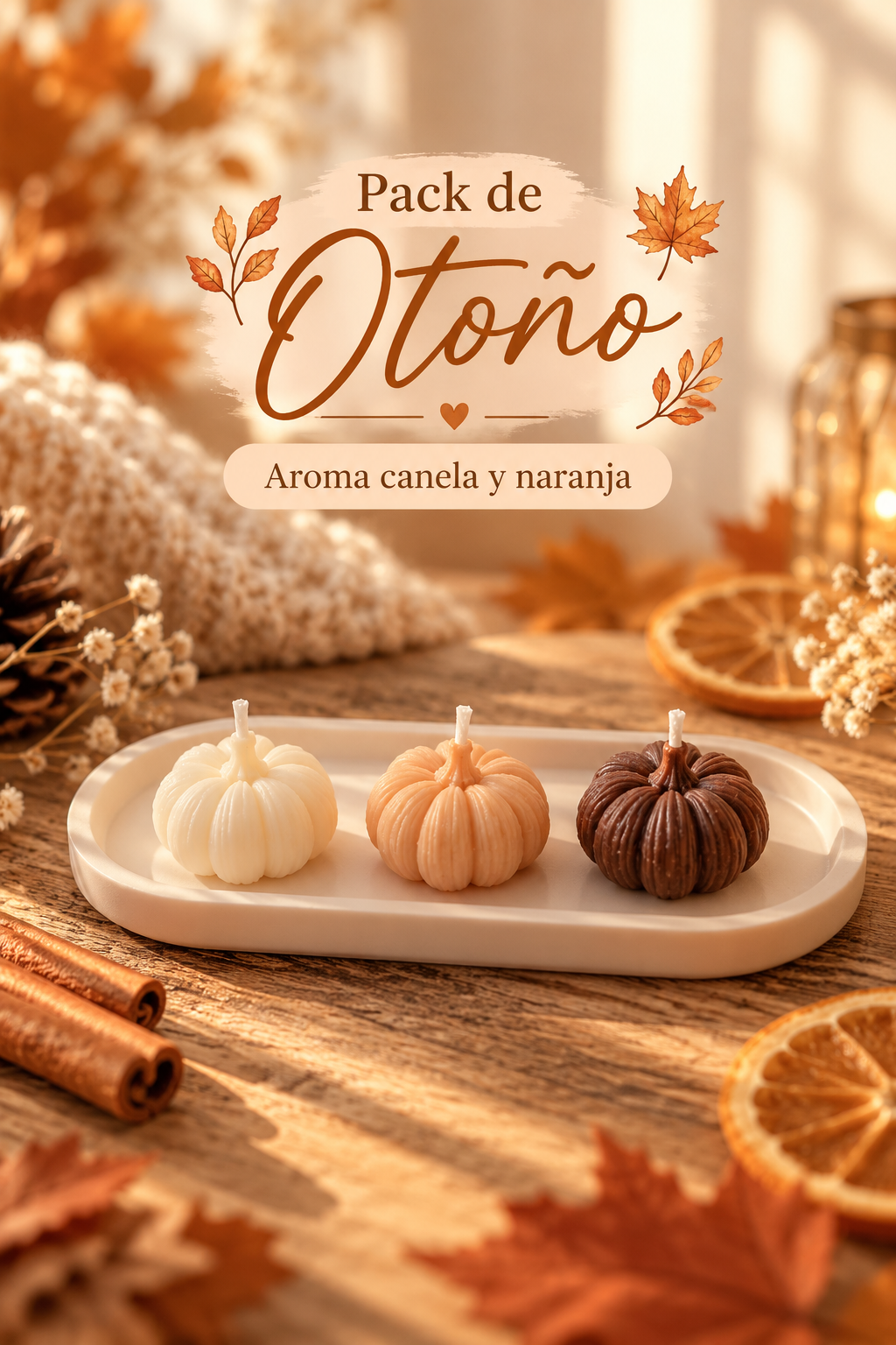 Pack velas de otoño