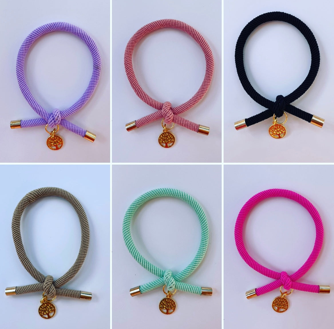 Pulsera solidaria nudo árbol de la vida