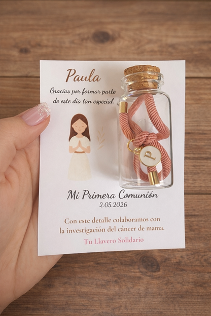 Pulsera nudo bote cristal