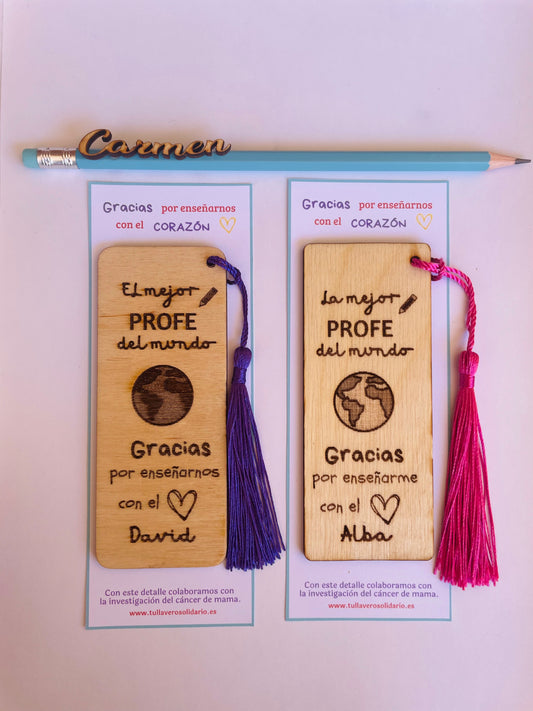Marcapáginas profesores