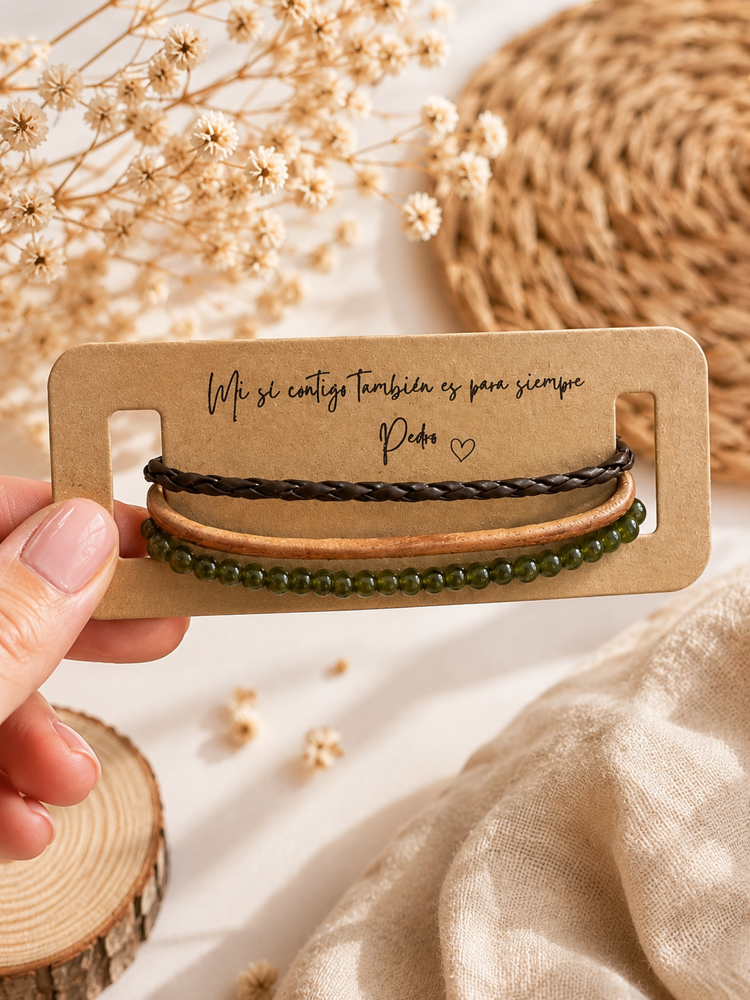 Pulsera hombre ajustable