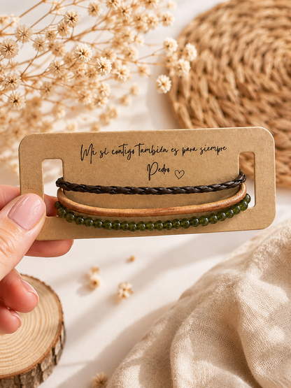 Pulsera hombre ajustable