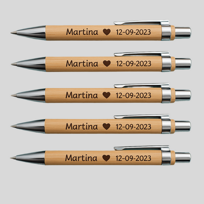 Bolígrafo madera personalizado