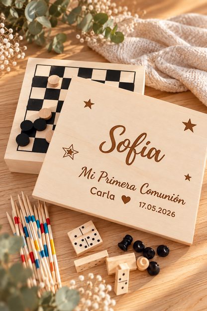 Multijuego de madera personalizado