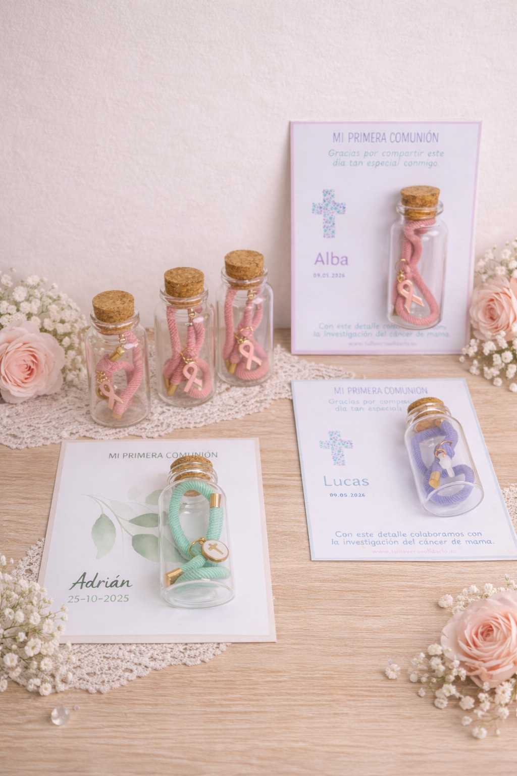 Pulsera nudo bote cristal