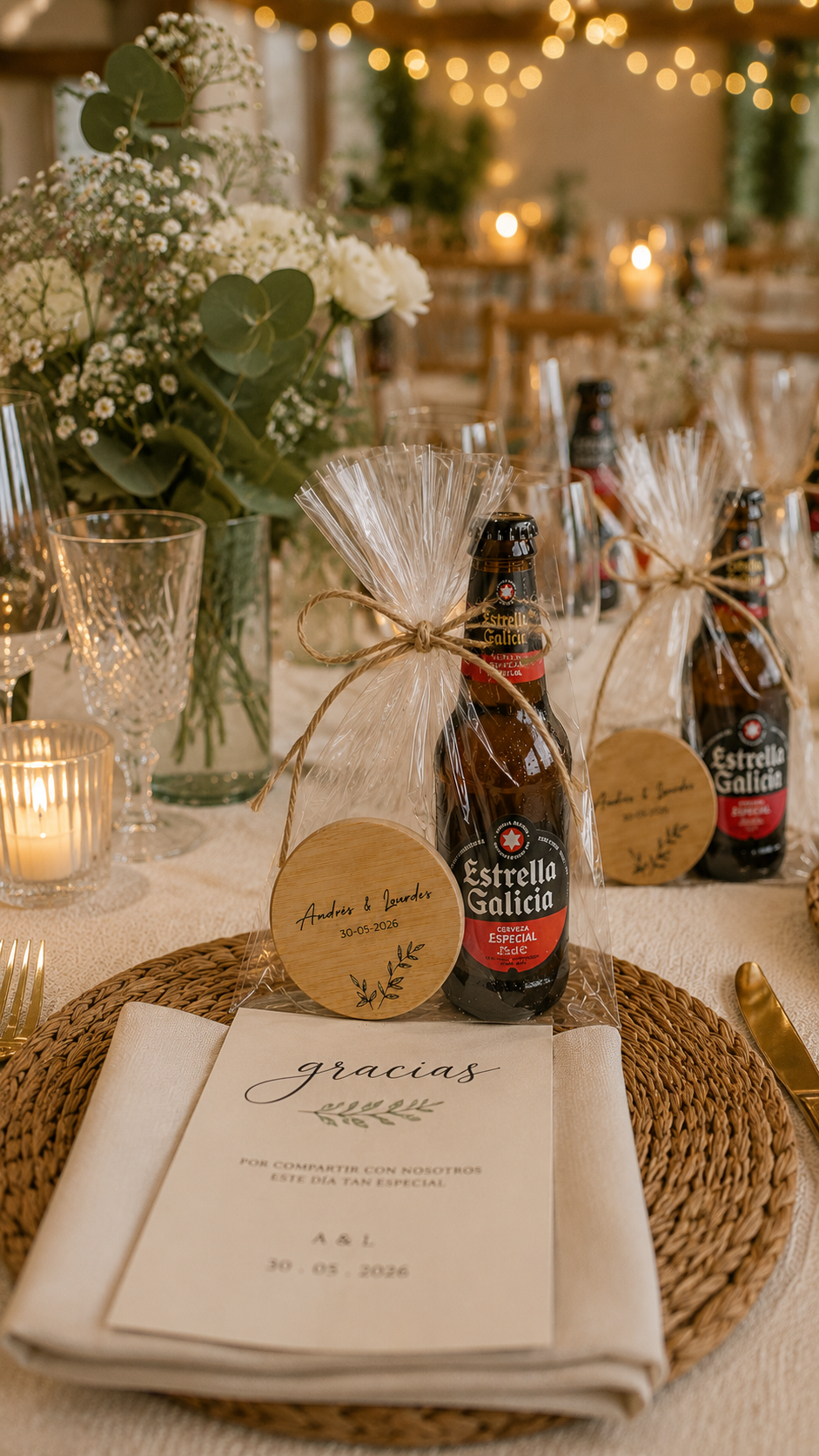 Pack cerveza personalizado para eventos
