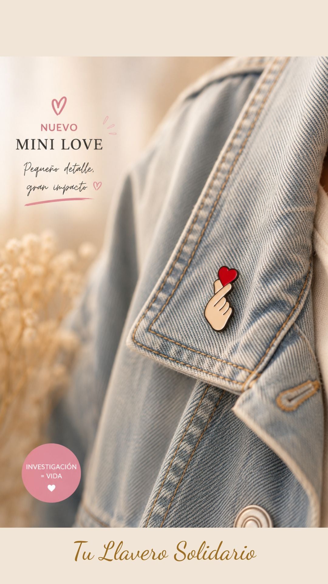 Pin mini love solidario