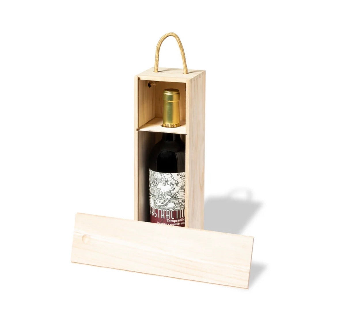 Caja de vino personalizada