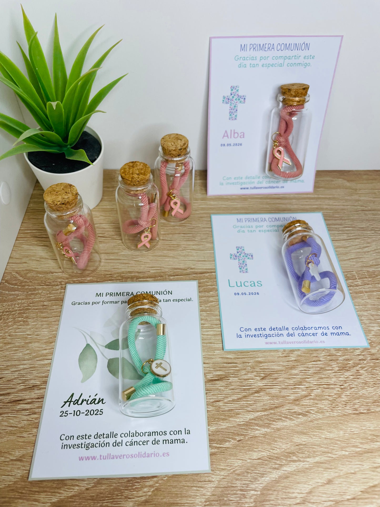 Pulsera nudo bote cristal