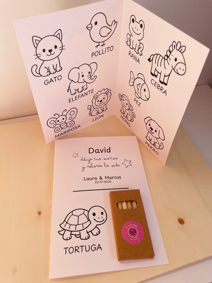 Librito de dibujos niñ@s eventos