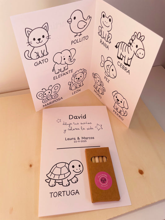 Librito de dibujos niñ@s eventos