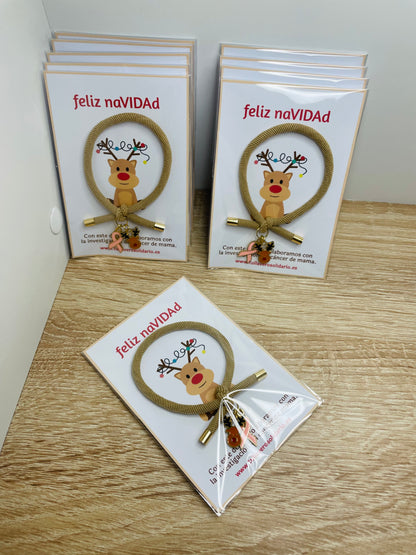 Pulsera nudo Navidad