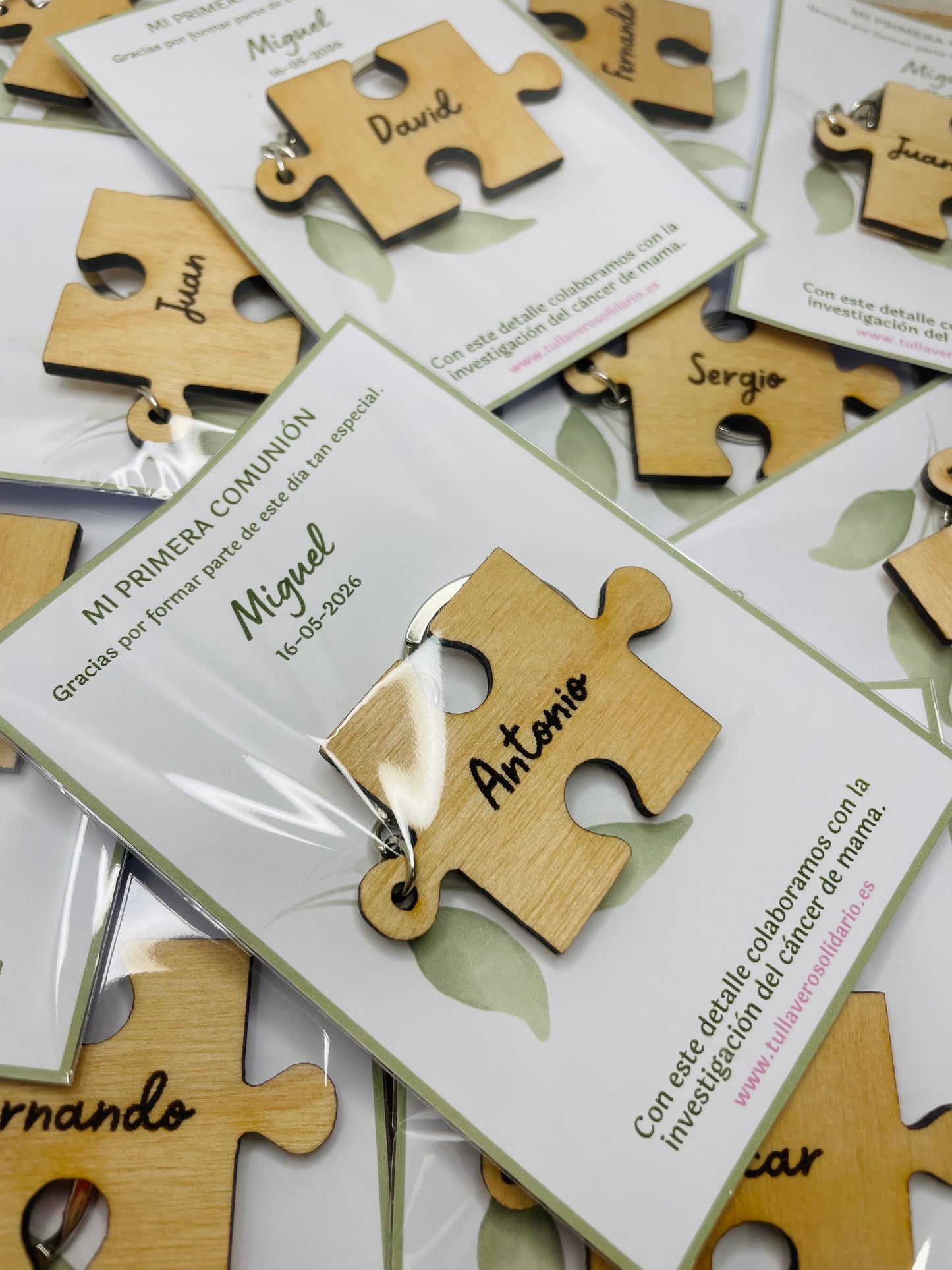 Llavero piezas puzzle