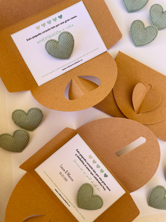 Broche Corazones Solidarios