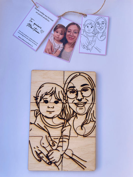 Puzzle madera personalizado