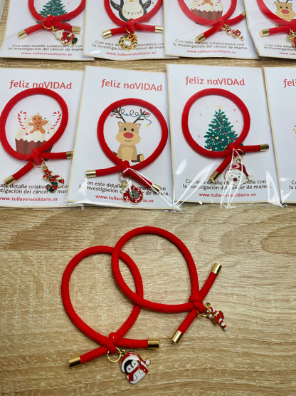 Pulsera nudo Navidad
