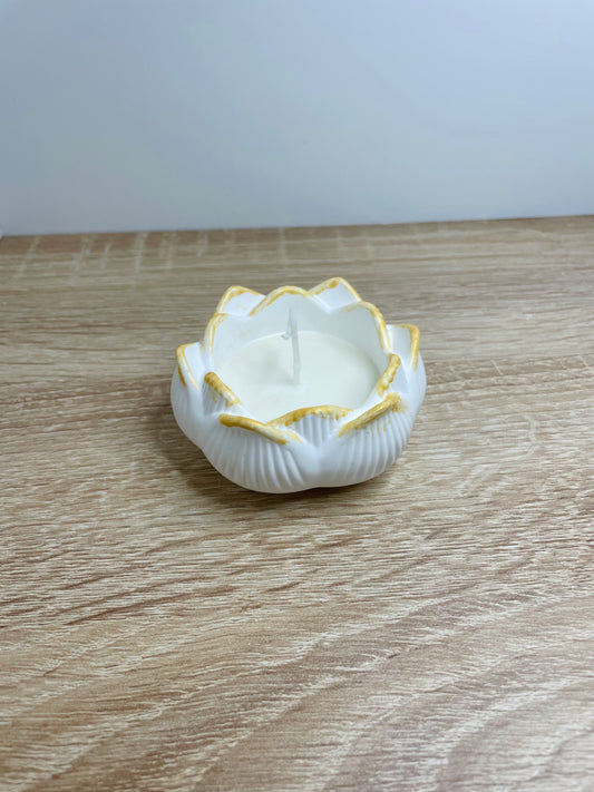 Vela flor de loto