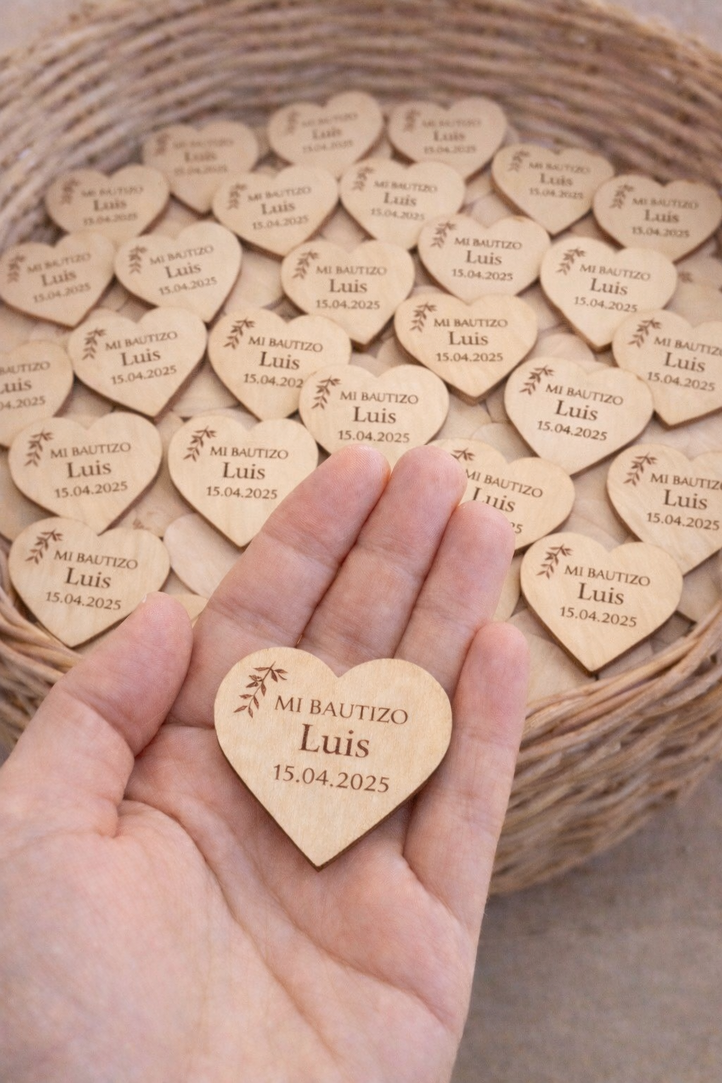 Imán personalizado corazón