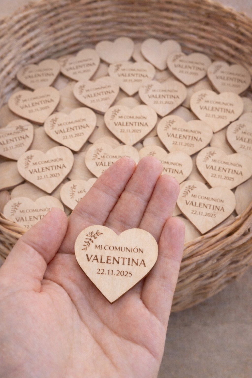 Imán personalizado corazón