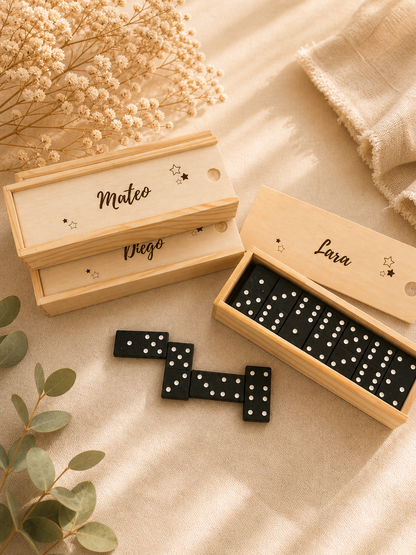 Dominó madera personalizado