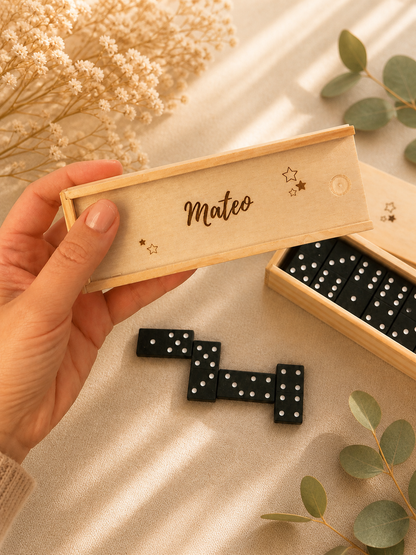 Dominó madera personalizado