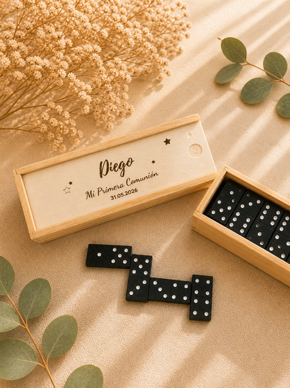 Dominó madera personalizado