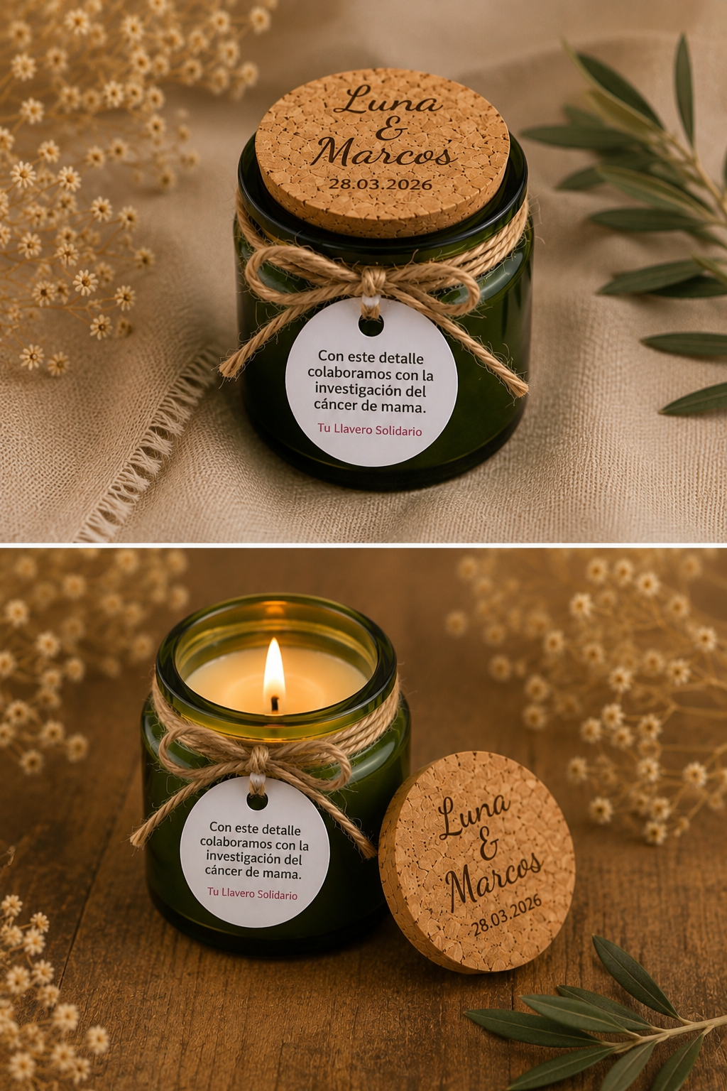 Vela personalizada