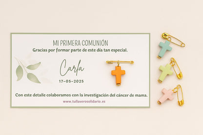 Pin Cruz comunión