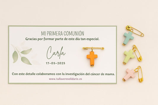Pin Cruz comunión