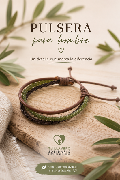 Pulsera hombre ajustable