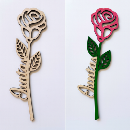 Rosa marca páginas