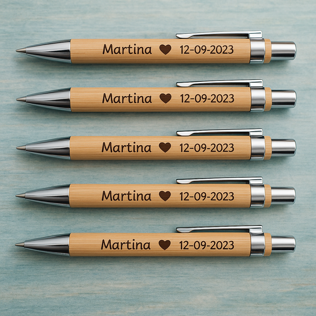 Bolígrafo madera personalizado