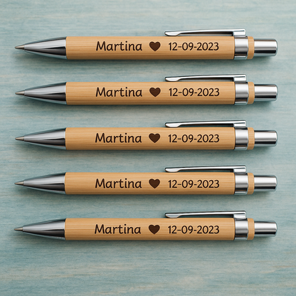 Bolígrafo madera personalizado