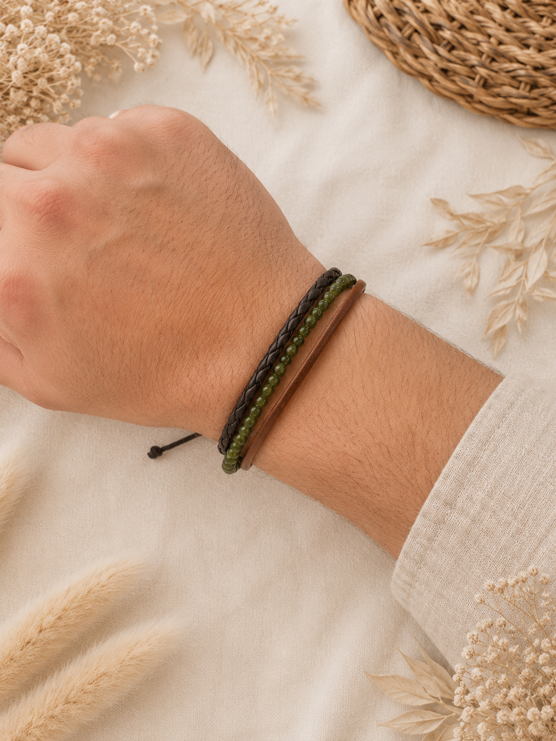 Pulsera hombre ajustable