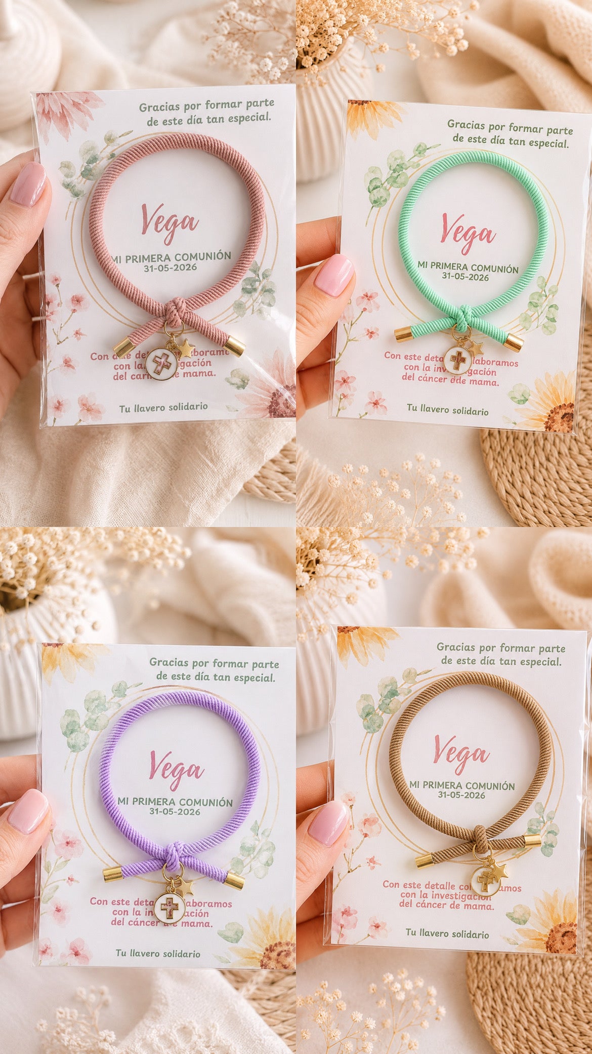 Pulsera nudo Cruz