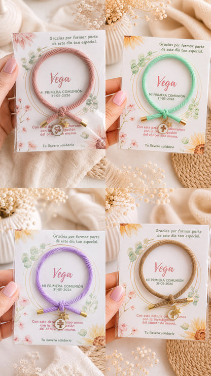 Pulsera nudo Cruz