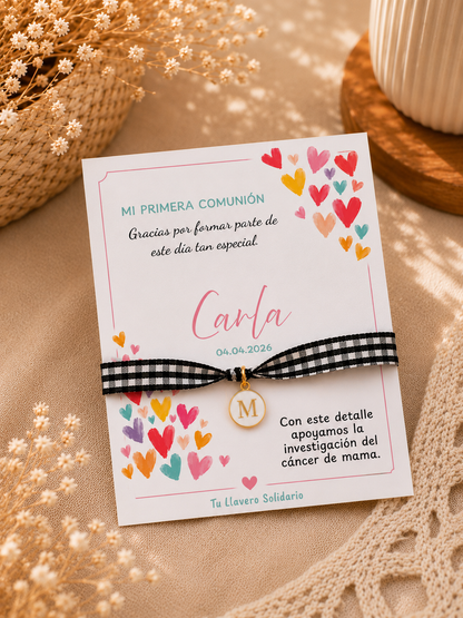 Pulsera cuadros vichy